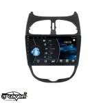 مانیتور اندروید خودرو پژو 206 برند مدیاتک مدل P206IMT312