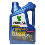 روغن موتور ورنال SL 10W-40 صادراتی 4 لیتری نیمه سنتیک درجه 1 + (اجرت تعویض روغن حضوری ویژه شهرکرج)
