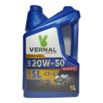 روغن موتور ورنال SL 20W-50 صادراتی 5 لیتری درجه 1 مینینمال درجه 1 + (اجرت تعویض روغن حضوری ویژه شهرکرج)