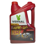 روغن موتور ورنال SM 10W-40 صادراتی 5 لیتری درجه 1 نیمه سنتیک درجه 1 + (اجرت تعویض روغن حضوری ویژه شهرکرج)