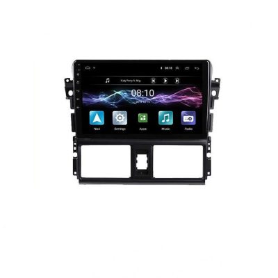مانیتور اندروید تویوتا یاریس 2016 نویکس سری T300 QLED اپل کارپلی