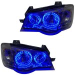 چراغ جلو اسپرت پراید 132 مدل 3D-W آبی داخل فابریک بدون موتور دو عددی
