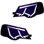 چراغ جلو اسپرت پراید 111 مدل لامبورگینی مولتی کالر (ریموت دار) بدون موتور دو عددی