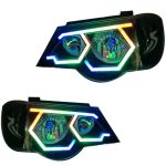 چراغ جلو اسپرت پراید 132 مدل M8 فول کالر (بلوتوثی) بدون موتور دو عددی