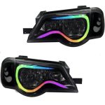 چراغ جلو اسپرت پراید 132 مدل GT-86 فول کالر (بلوتوثی) بدون موتور دو عددی