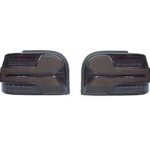 چراغ عقب اسپرت پراید 131 طرح سه بعدی (چپ و راست) تمام دودی