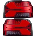 چراغ عقب اسپرت پراید 131 طرح سه بعدی (چپ و راست) قرمز دودی