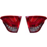 چراغ عقب اسپرت کوییک (چپ و راست) قرمز دودی