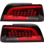 چراغ عقب اسپرت پژو پارس طرح پاسات (چپ و راست) قرمز دودی