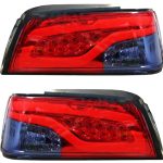 چراغ عقب اسپرت پژو پارس طرح کادنزا (چپ و راست) قرمز دودی