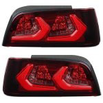 چراغ عقب اسپرت پژو پارس طرح کوروت (چپ و راست) قرمزدودی