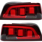 چراغ عقب اسپرت پژو 405 طرح 2008 (چپ و راست) قرمز دودی