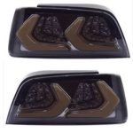 چراغ عقب اسپرت پژو 405 طرح کوروت (چپ و راست) تمام دودی