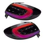 چراغ عقب اسپرت پژو 207 (چپ و راست) مولتی کالر تمام دودی