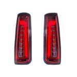 چراغ عقب اسپرت پیکان وانت طرح PK (چپ و راست) قرمز دودی