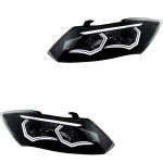 چراغ جلو اسپرت کوییک مدل TRANSFORMED سفید بدون موتور دو عددی