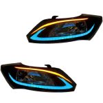 چراغ جلو اسپرت کوییک مدل LEXUS مولتی کالر (ریموت دار) بدون موتور دو عددی