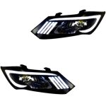 چراغ جلو اسپرت ساینا طرح موستانگ سفید بدون موتور دو عددی