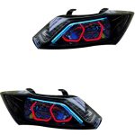 چراغ جلو اسپرت کوییک مدل 3D-WILD-RICE آبی یخی قرمز داخل فابریک بدون موتور دو عددی