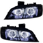 چراغ جلو اسپرت پژو پارس مدل 3D-BMW سفید داخل فابریک بدون موتور دو عددی