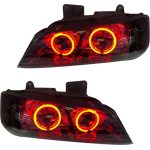 چراغ جلو اسپرت پژو پارس مدل 3D-BMW قرمز داخل فابریک بدون موتور دو عددی