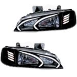 چراغ جلو اسپرت پژو پارس مدل AMG سفید بدون موتور دو عددی