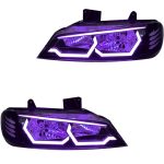 چراغ جلو اسپرت پژو پارس مدل BMW بنفش بدون موتور دو عددی