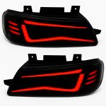 چراغ جلو اسپرت پژو 405 SLX مدل Camaro قرمز بدون موتور دو عددی