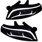 چراغ جلو اسپرت سمند سورن مدل Deer سفید دوحالته بدون موتور دو عددی