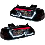 چراغ جلو اسپرت پراید 131 مدل Hexa سفید قرمز بدون موتور دو عددی