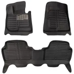 کفپوش پنج بعدی خودرو چرم کره ای کد19 مناسب برای سانتافه