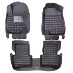 کفپوش پنج بعدی خودرو چرم کره ای مناسب برای جک S3