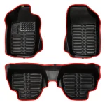 کفپوش پنج بعدی خودرو چرم کره ای مدل EVANGH مناسب برای پژو 206 صندوق دار