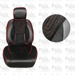 روکش صندلی طرح تارا V2 چرم و مخمل آذین روکش - Image 4