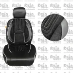 روکش صندلی طرح تارا V2 چرم و مخمل آذین روکش - Image 6