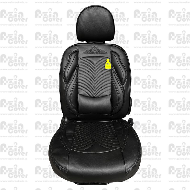 روکش صندلی طرح آئودی پژو 206 و 207 چرمی آذین روکش - Image 1