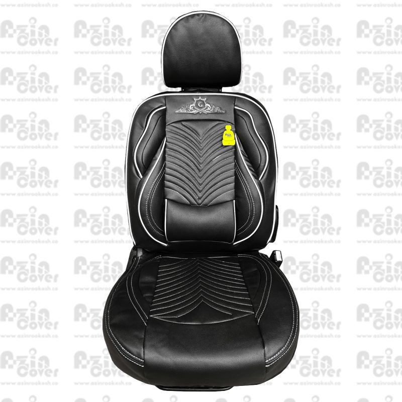 روکش صندلی طرح آئودی پژو 206 و 207 چرمی آذین روکش - Image 3