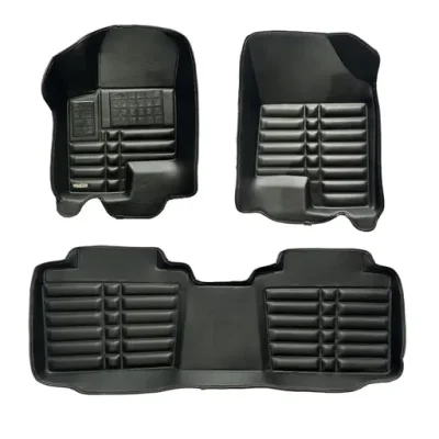 کفپوش دیگنیتی پنج بعدی مشکی چرم کره ای درجه یک