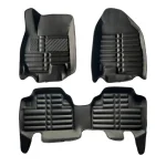 کفپوش فیدلیتی پنج بعدی مشکی چرم کره ای درجه یک