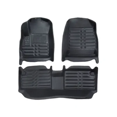 کفپوش فونیکس پنج بعدی مشکی چرم کره ای درجه یک