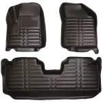 کفپوش لاماری پنج بعدی مشکی چرم کره ای درجه یک