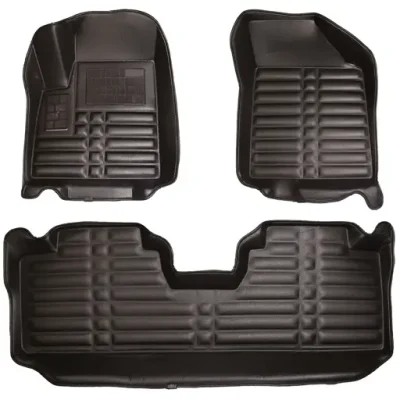 کفپوش لاماری پنج بعدی مشکی چرم کره ای درجه یک