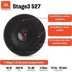 JBL Stage3 527F باند گرد جی بی ال | صدای شفاف و باس دقیق برای ارتقای سیستم صوتی خودرو