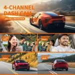 دوربین ثبت وقایع 4 لنز 360 درجه وای فای دار با فندکی اورجینال - Image 4