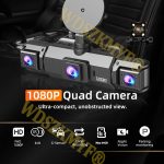 دوربین ثبت وقایع 4 لنز 360 درجه وای فای دار با فندکی اورجینال - Image 6