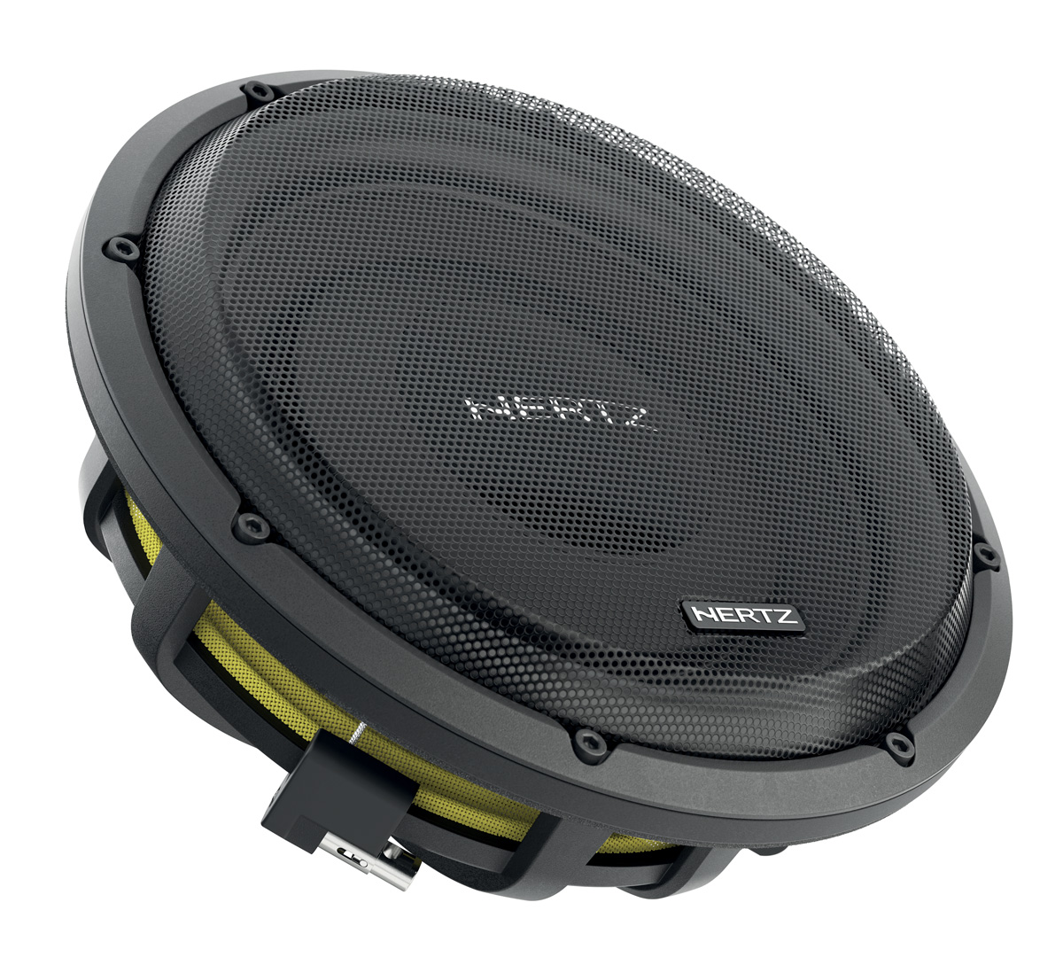 Hertz_Mille_PRO_Shallow_Subwoofer_MPS250_grille ساب ووفر هرتز مدل MPS 250 S4 اورجینال - Image 1