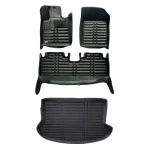 کفپوش پنج بعدی خودرو مدل چرم کره ای مناسب برای هایما S8 به همراه کفپوش صندوق