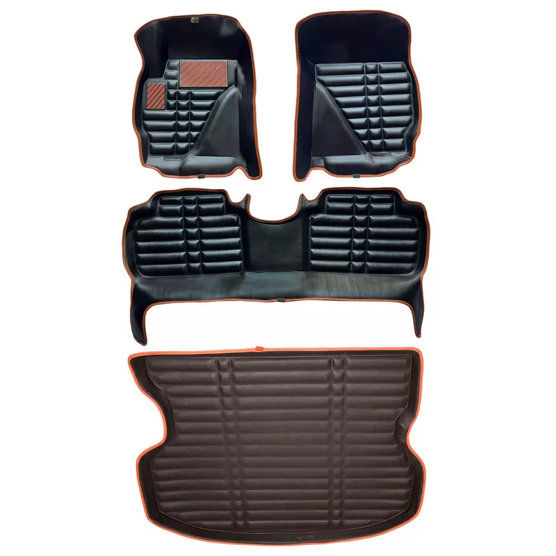 b6b49e014b3618ee45ba4f2baac5d2da.webp کفپوش پنج بعدی خودرو مدل نواردار مناسب برای هایما S7 به همراه کفپوش صندوق - Image 1