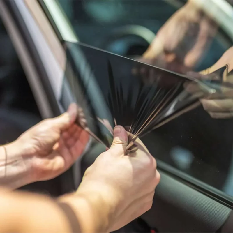 برچسب شیشه دودی نیمه رفلکس خودرو هیوندای اکسنت، درجه یک