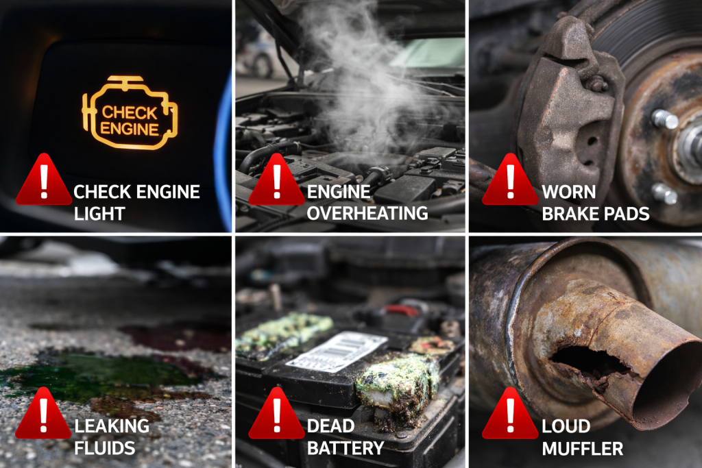 علائم خرابی قطعات خودرو